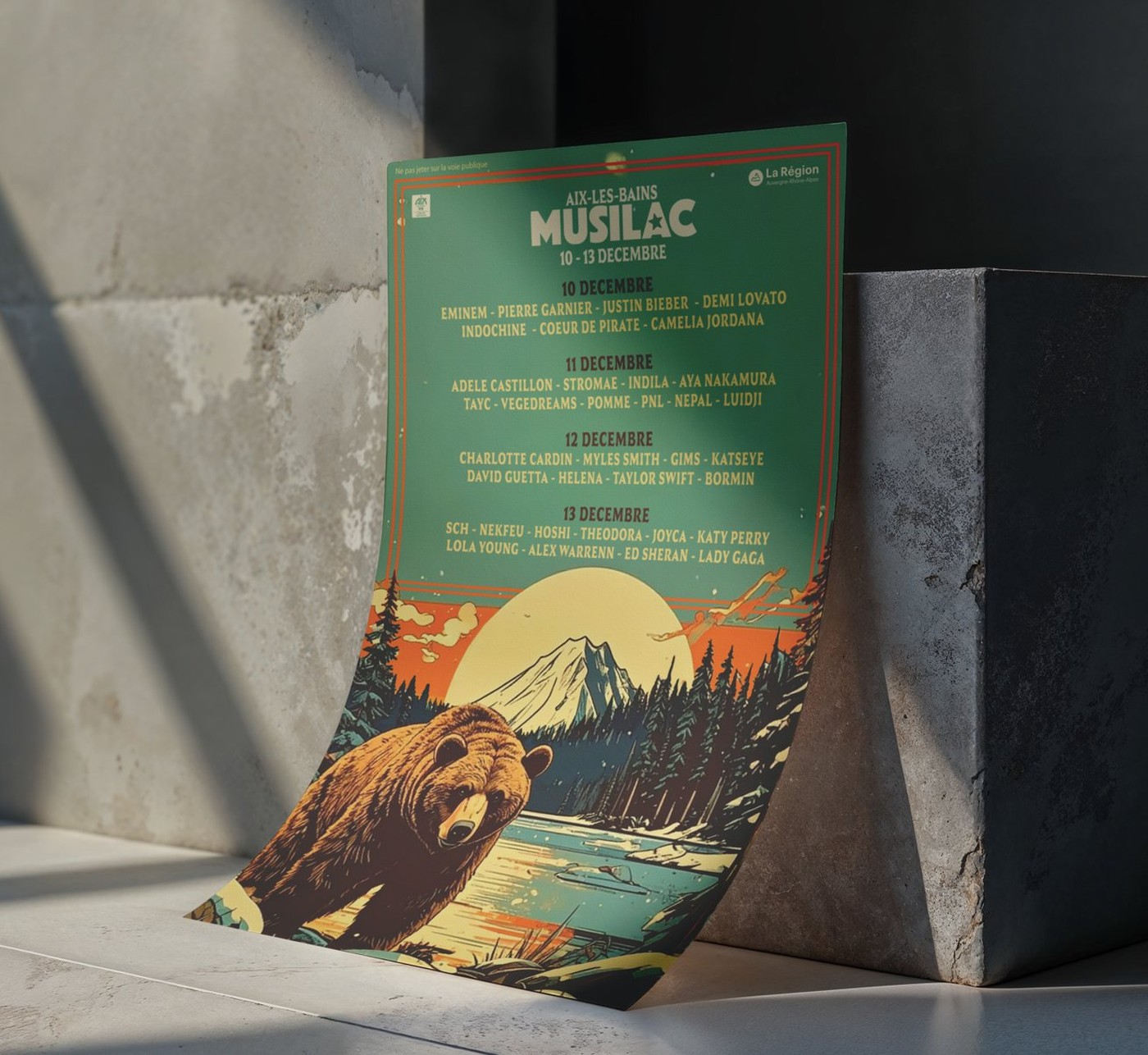 Musilac — Flyer mockup