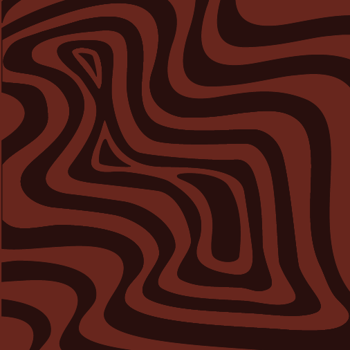 Wild Roads — Motif topographique, coloris foncé